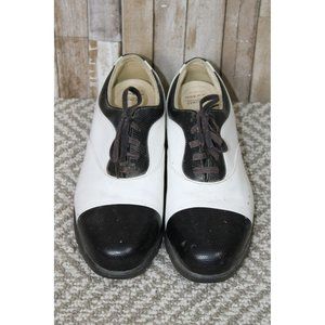Black & White Nike Air Comfort Golf Shoes - Size 9.5